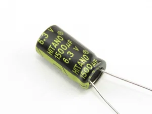 Electrochemical capacitor 1500uF 6.3V