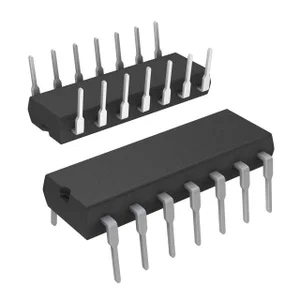 Texas Instruments CMOS4093 - Quad 2-Input NAND Schmitt Trigger Integrated Circuit, DIP14