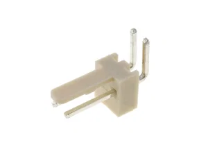 CONN-10021-AK Enkelrijige Connector, 2.54mm Pitch, 2-pins, 90° Pinnen