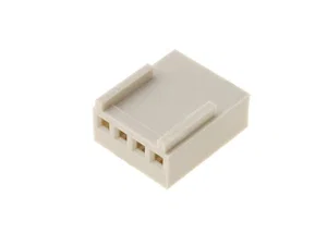Enkelrijige Connectorbak 2.54mm Pitch, 4 Contacten, Rechte Stekker, Draadmontage