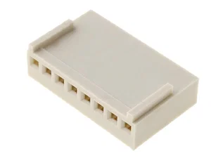 Enkelrijige Connectorbak 2.54mm Pitch, 8 Contacten, Rechte Stekker, Draadmontage