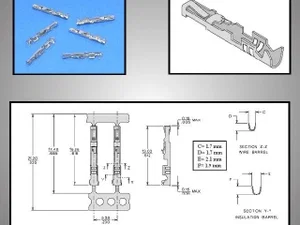 Molex CONN-10M00 C-GRID III Krimpaansluiting, Vertinde Contacten, Kabelmontage