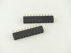 Connfly CONN-12010-A 10-pins enkelrijige printplaatconnector 2.0mm pitch doorsteekmontage
