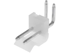 Div CONN-14002-AK Enkelrijige Pin Header, 2-polig, 3.96mm Raster, 90° Hoek, THT, 250V 7A