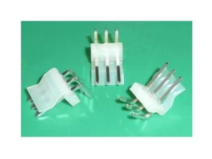 Generieke 3-pins haakse mannelijke PCB-doorvoerconnector, 3.96mm pitch, 7A 250Vac