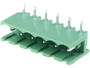 Div Connecteur Traversant PCB 6 Broches 5.08mm Pas 90° Coudé Vert 15A 300V UL94V-0