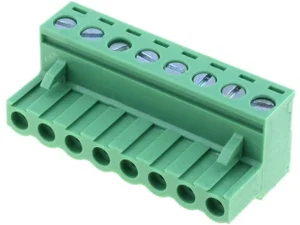 Div CONN-15008-D, Connecteur de Câble à Vis 8 Pôles, Pas de 5.08mm, Angle 90 Degrés, Vert, 300V/15A