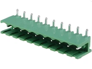 Div CONN-15010-H90 - Connecteur 10 Broches, Pas de 5.08mm, Rangée Simple, Coudé à 90°, Montage Trave