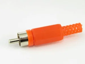 Div CONN-C006-R RCA Stekker, Rood, Trekontlasting, Kabelmontage