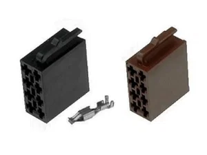 CONN-CAR0100P Automotive ISO Connector Behuizing Kit, 2x8-Polig, Luidspreker & Voeding