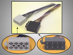 4carmedia CONN-CAR0200PP ISO 8-pins + 8-pins Connector Bus Paar