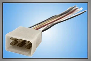 Fiat Universele Auto Connector Socket, 1 Voeding + 1 Audio