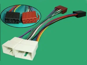 4carmedia ISO Connectoraansluiting voor Peugeot - 8-pins + 5-pins, Voeding & Audio