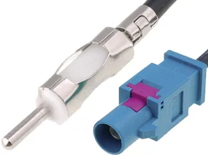 4carmedia DIN naar Fakra Antenneadapter VW Golf V 15cm