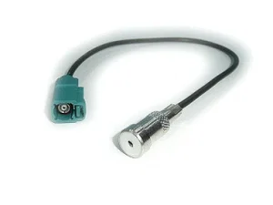 4carmedia Fakra Vrouwelijk + ISO Vrouwelijk Antenneadapter 23cm Kabel