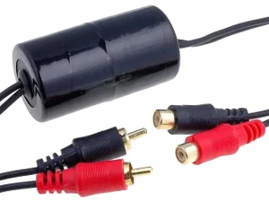 4carmedia Car Interference Filter RCA (2 Male to 2 Female)