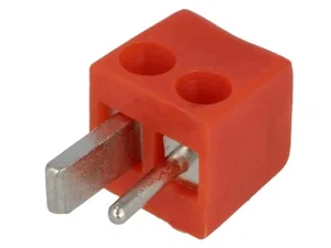 Div CONN-H004-R 2-polige Schroef Luidsprekerstekker, Rood, Kabelmontage