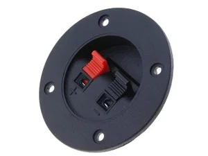 Div CONN-H009-R 2-polige Veer Luidsprekerconnector, 64mm Diameter