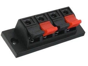 Div 4-polige Luidsprekerconnector, Clip-On, 70x24mm