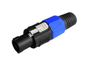 CONN-H204P-01 4-polige Speakon Luidsprekerstekker, Kabelmontage, met Veiligheidsslot