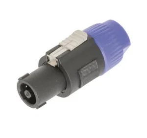 CONN-H204P-02 4-polige Speakon Luidsprekerstekker, Kabelmontage, met Veiligheidsslot