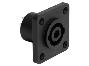 CONN-H204S-40 - 4-Polige Speakon Luidspreker Chassisdeel, 40x40mm Paneelmontage Connector
