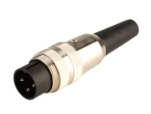 Lumberg M16 3-polige rechte zwevende stekker, IP40