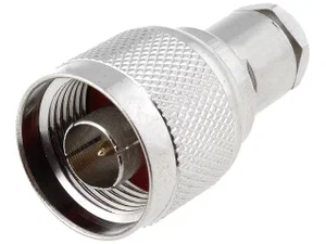 N-connector Kabelmontage Stekker 50 Ohm Verguld