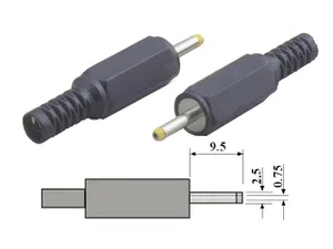 Div DC-voedingsconnector, 2-polig, Kabelmontage, met trekontlasting