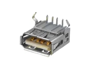Div USB-A Vrouwelijke Connector 4-Pin - 90° Doorsteekmontage PCB