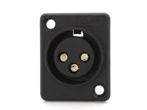 Cliff Electronics CP3001 XLR-connector, 3-polig, 5A, Schroefmontage Chassisdeel