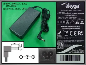 Akyga CPSUNOTAKY-07389 19.5V 4.62A Alimentation