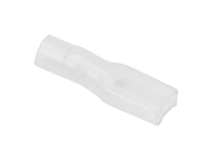 Div CS-K1280000 PVC Insulating Sleeve for 2.8mm Faston Flat Terminal, White, RoHS Compliant