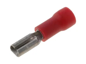 Generieke 2.8/0.8mm Halfgeïsoleerde Kabelschoenhuls, Rood, 0.5-1.0mm² Draad