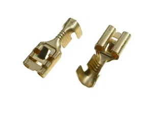 Div CS-K1630825-CUP Faston Vlakstekker 6.3x0.8mm, Veiligheidsvergrendeling, 1.0-2.5mm² Kabeldoorsned