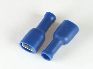 Generieke 6.3/0.8mm Geïsoleerde Kabelschoenhuls, Blauw, 1.5-2.5mm² Draad