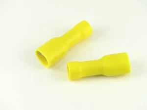 Generieke 6.3/0.8mm Geïsoleerde Kabelschoenhuls, Geel, 4-6mm² Draad