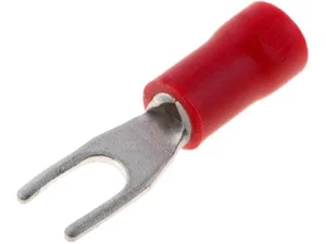 Geïsoleerde Vorkkabelschoen, Rood, M3, 0.5-1.5mm² Kabel