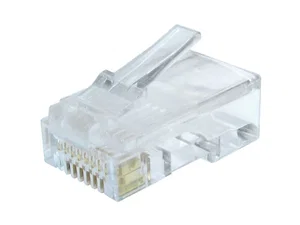 RJ45 UTP CAT6 Modulaire Stekker 8P/8C, Verguld