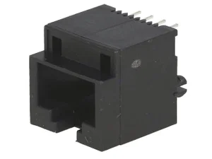 RJ45 8P/8C Kunststof Telefoonbus, THT