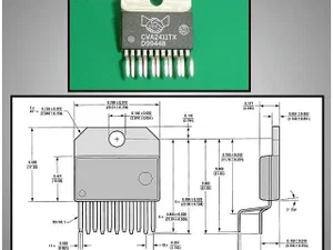 Calogic CVA2411TX Low Cost Triple CRT Driver, 180MHz, 11-Pin