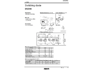 ROHM DA204U 20V 0.2A diode de redressement
