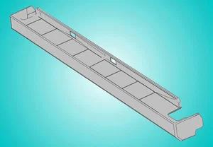 Samsung RSA1UTNE1 RSA1STSL1 Cache Inférieur Seuil DA63-04907E