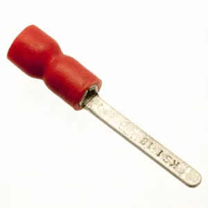KST Geïsoleerde rode bladklem DBVE1-18, 2.2x18.4mm, AWG 22-16
