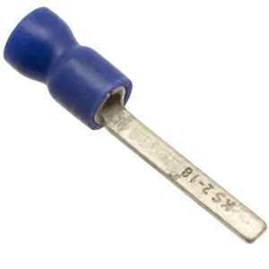 KST Geïsoleerde blauwe bladklem DBVE2-18, 2.2x18.4mm, AWG 16-14