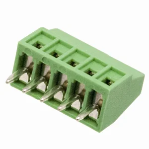 Bornier PCB Degson DG308, 5 pôles, pas de 2.54mm, à vis, 130V 8A