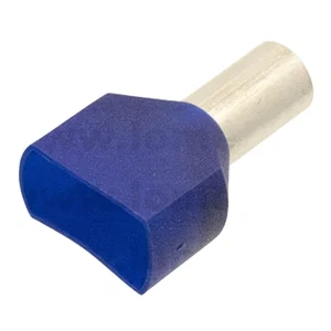 Davico DICE2160 Geïsoleerde Dubbele Aderhuls, Blauw, 16mm²