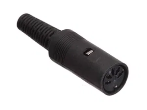 Div 5-polige DIN Female Kabelconnector 180°