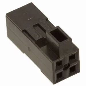 Gold Star 4-pins dubbelrijige voedingsconnectorbehuizing 2.54mm pitch vrouwelijk met nok