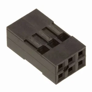 Gold Star 6-pins dubbelrijige voedingsconnectorbehuizing 2.54mm pitch vrouwelijk